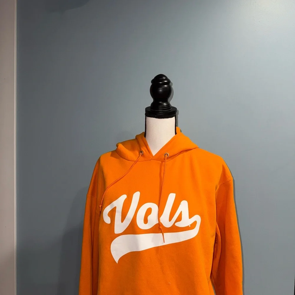Orange Hoodie with White 'Vols' Print - Picture 2 of 5